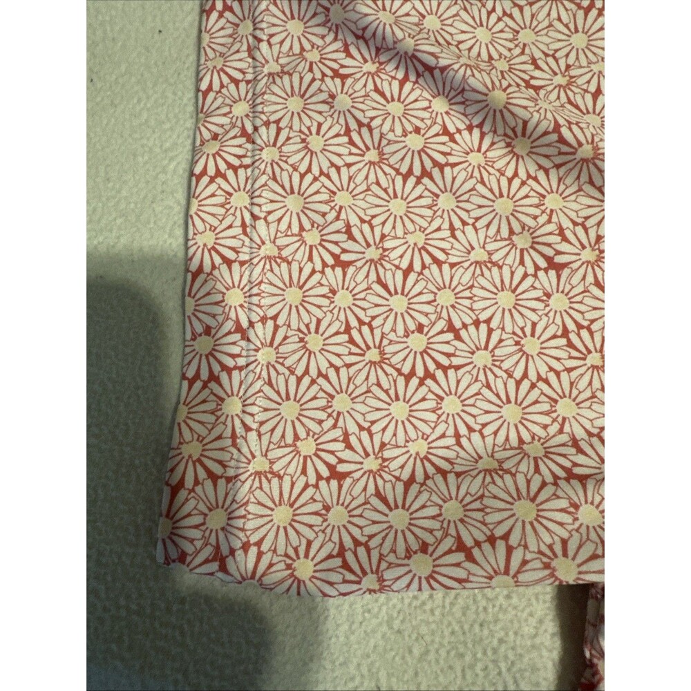 FJ FootJoy Polo Shirt Mens Size XL Samon Floral Print Golf Performance Stretch - Picture 11 of 14